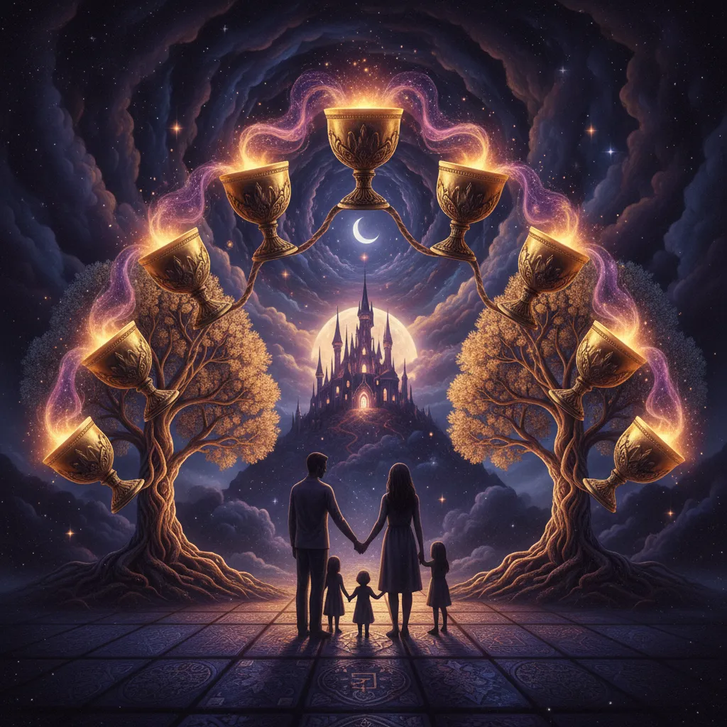 Diez de Copas: Significado, Simbolismo y Amor en el Tarot