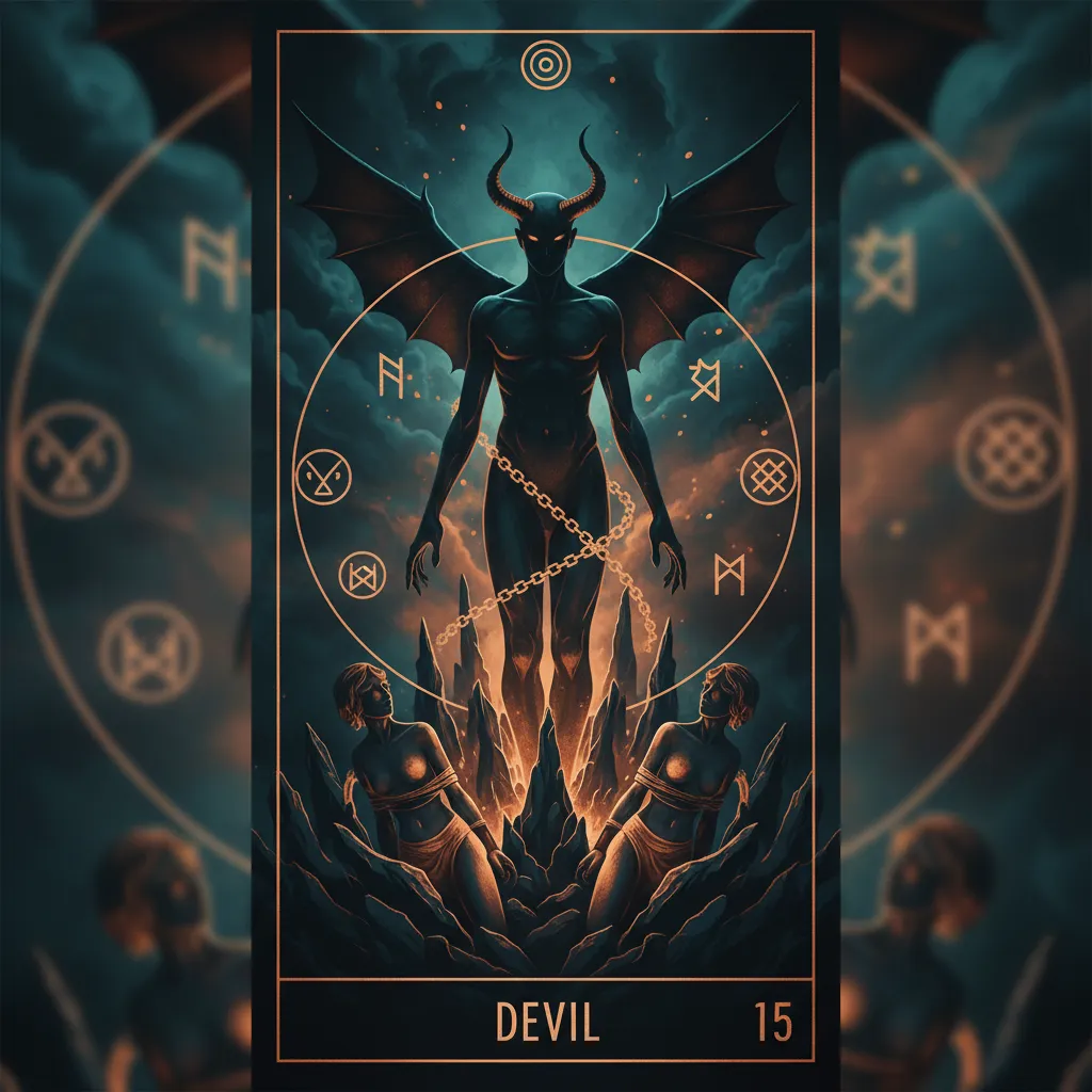 El Diablo en el Tarot: Significado del Arcano 15 y su Simbolismo