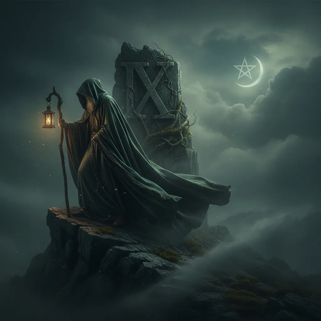 El Ermitaño: Significado del Arcano 9 en el Tarot y su mensaje