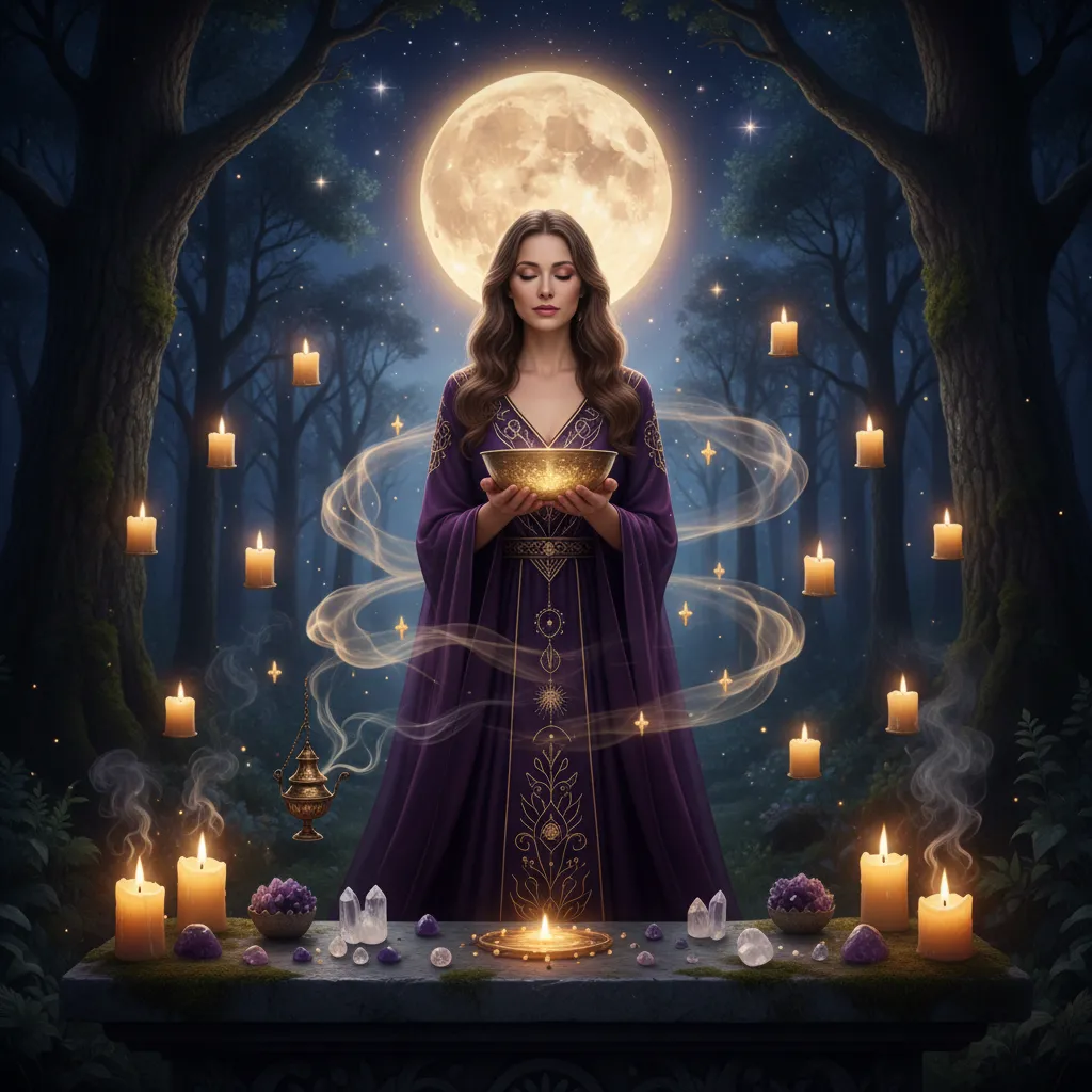 Hechizo de belleza con la Luna Llena: Ritual para potenciar tu luz propia