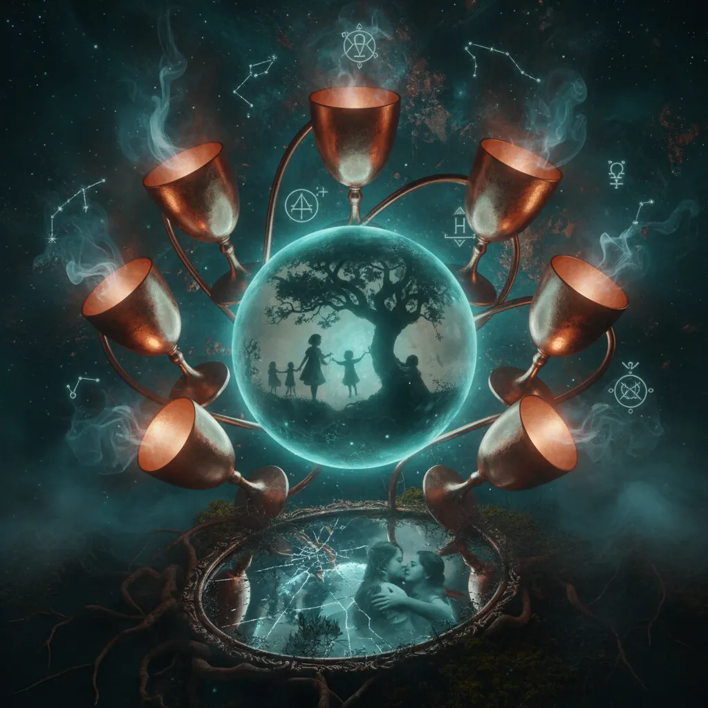 Seis de Copas: Significado, Simbolismo y Mensaje en el Tarot