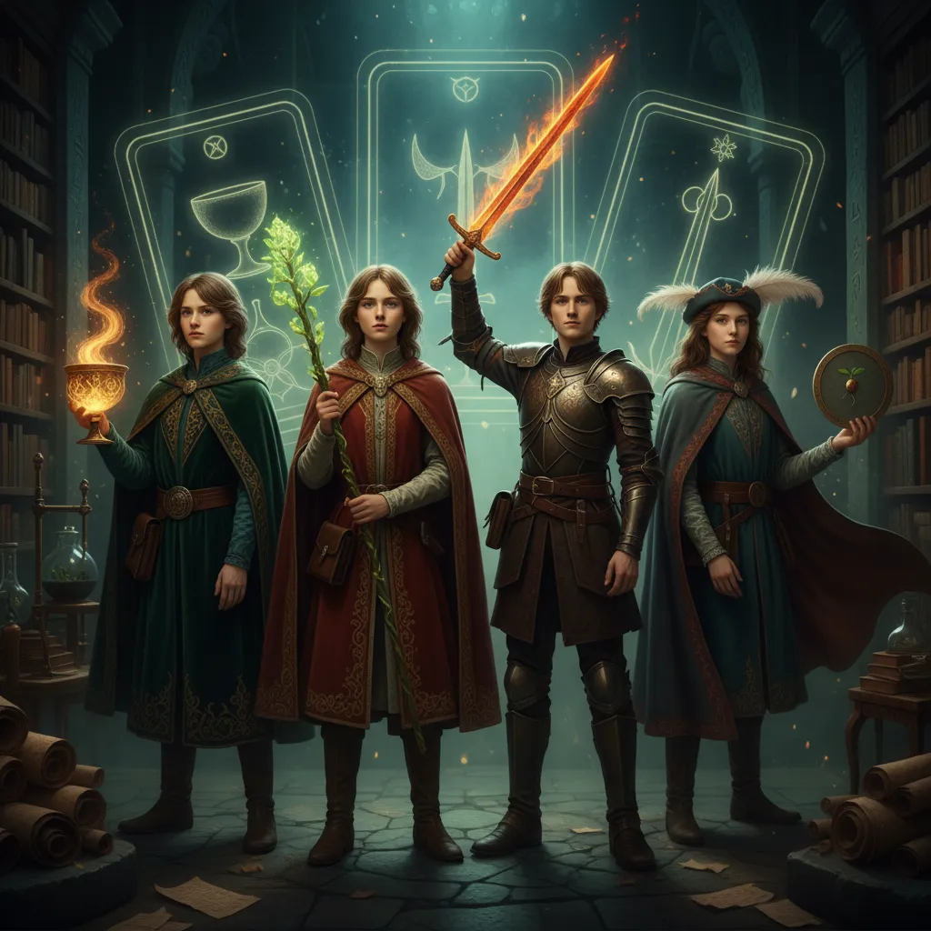 Significado de las Sotas en el Tarot: Interpretación de los Pajes