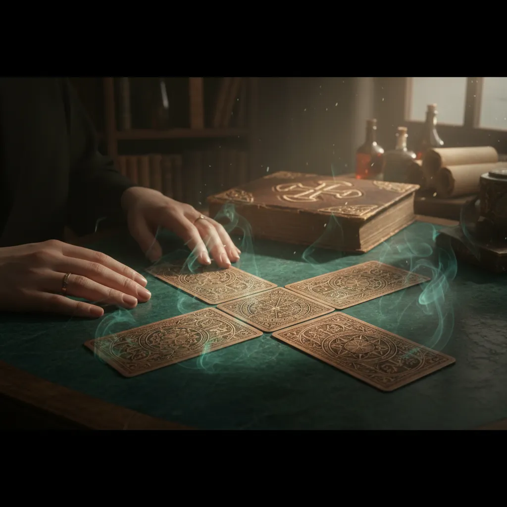 Tirada de Tarot en Cruz: Guía paso a paso para interpretar sus 5 cartas