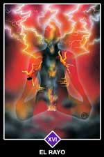 16 - El Rayo - Arcanos Mayores del Tarot Osho Zen