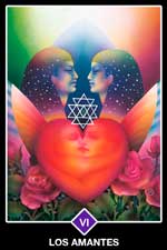 6 - Los Amantes - Arcanos Mayores del Tarot Osho Zen