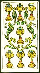 7 de copas en posición invertida - Tarot10