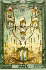 7 de copas en posición vertical - Tarot10