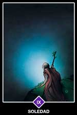 9 - Soledad - Arcanos Mayores del Tarot Osho Zen