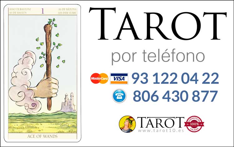 As de Bastos de los Arcanos Menores del Tarot - Tarot por Teléfono