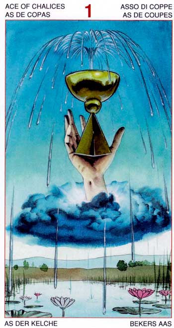 As de Copas - Arcanos Menores - Golden Dawn Tarot