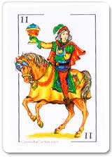 Caballero de copas en posición vertical - Tarot10