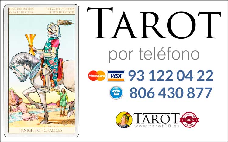 Caballo de Copas de los Arcanos Menores del Tarot - Tarot por Teléfono