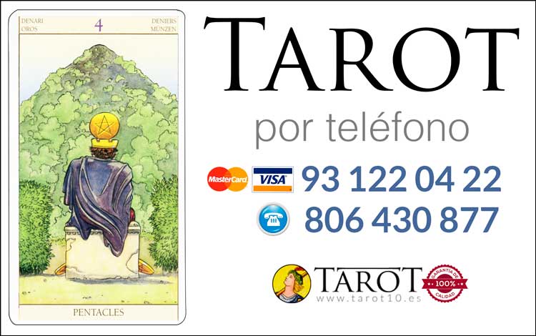 Cuatro de Oros de los Arcanos Menores del Tarot - Tarot por Teléfono