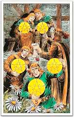 El 5 de Oros en el Amor - Tarot10