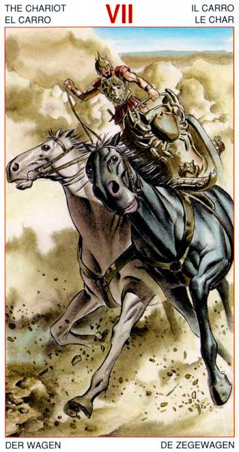 El Carro - Arcanos Mayores - Golden Dawn Tarot