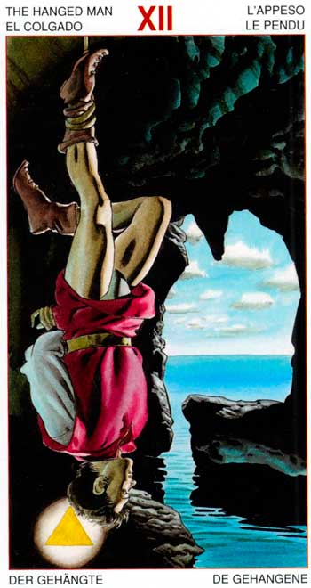 El Colgado - Arcanos Mayores - Golden Dawn Tarot