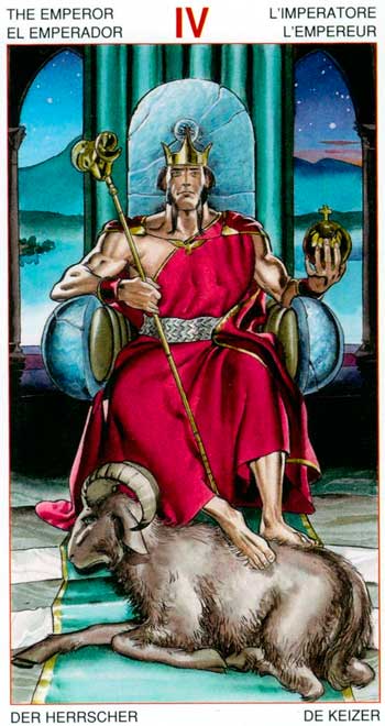 El Emperador - Arcanos Mayores - Golden Dawn Tarot