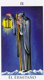 EL ERMITAÑO - I - Arcanos Mayores del Tarot