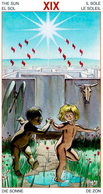 El Sol - Arcanos Mayores - Golden Dawn Tarot