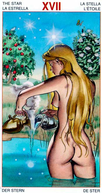 La Estrella - Arcanos Mayores - Golden Dawn Tarot