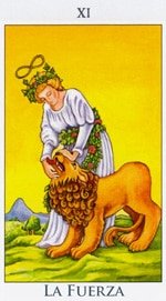 LA FUERZA - IV - Arcanos Mayores del Tarot