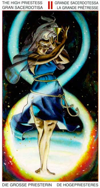 La Suma Sacerdotisa o Papisa - Arcanos Mayores - Golden Dawn Tarot