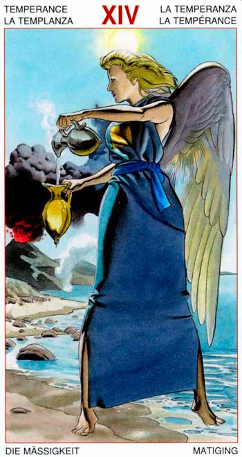 La Templanza - Arcanos Mayores - Golden Dawn Tarot