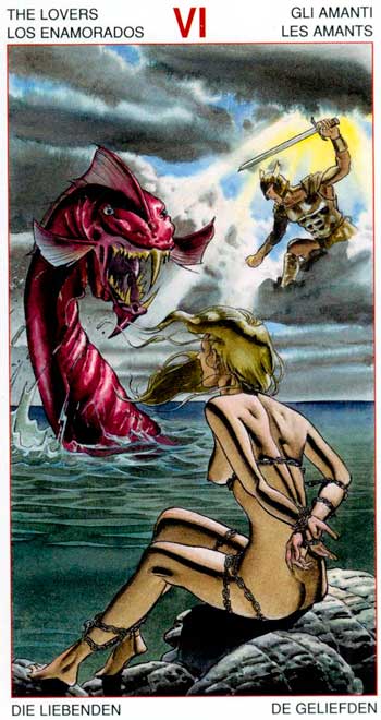 Los Enamorados - Arcanos Mayores - Golden Dawn Tarot