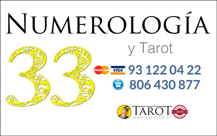 Número 33 - Números Maestros - Numerología y Tarot por Teléfono - Tarot10