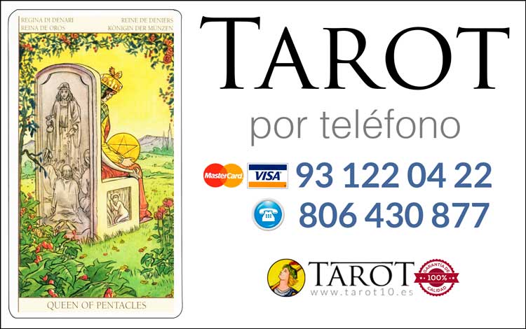 Reina de Oros de los Arcanos Menores del Tarot - Tarot por Teléfono