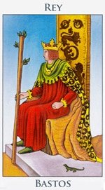 Rey de Bastos - Arcanos Menores del Tarot - Radiant