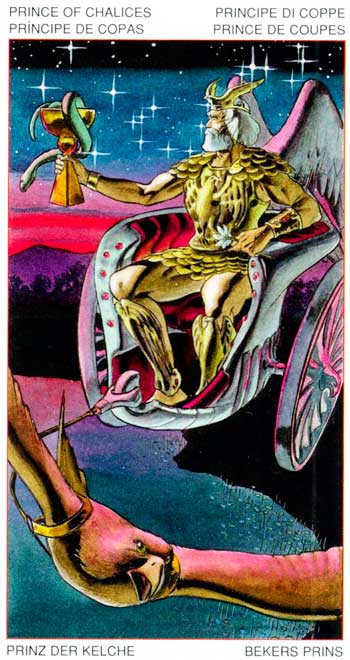 Rey de Copas - Arcanos Menores - Golden Dawn Tarot