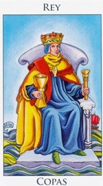 Rey de Copas - Arcanos Menores del Tarot - Radiant