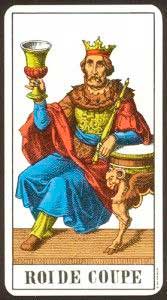 Rey de Copas en posición Vertical - Tarot10
