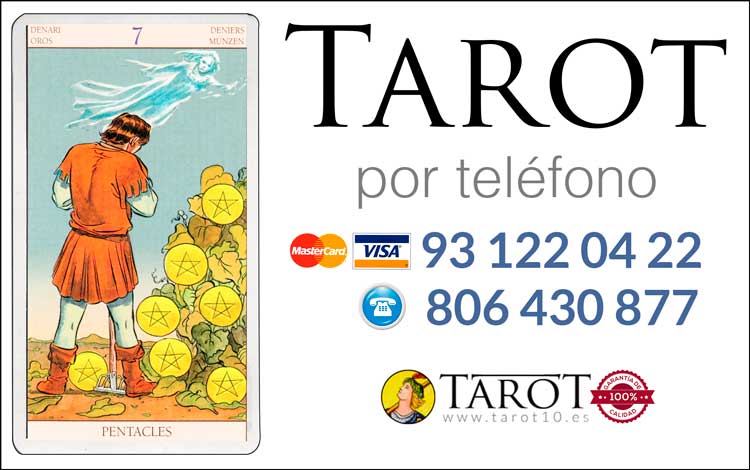Siete de Oros de los Arcanos Menores del Tarot - Tarot por Teléfono