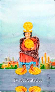 Significado del Cuatro de Oros - Tarot10