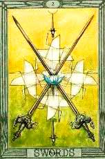 2 de Espadas en posición invertida - Tarot10