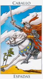 Caballo de Espadas - Arcanos Menores del Tarot - Radiant