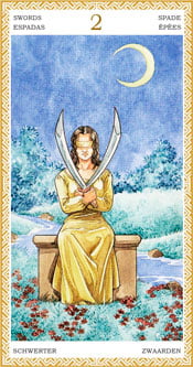 Dos de Espadas - Arcanos Menores del Tarot