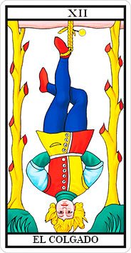 El Colgado - Arcanos Mayores - Tarot Telefónico