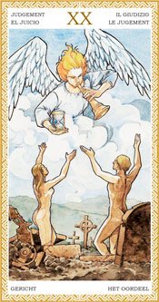 El Juicio - Arcanos Mayores del Tarot Dorado