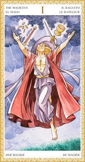 El Mago - Arcanos Mayores del Tarot Dorado