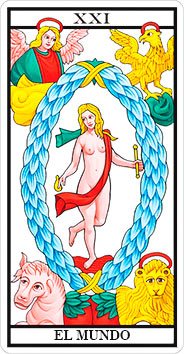 El Mundo - Arcanos Mayores - Tarot Telefónico