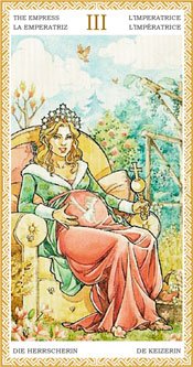 La Emperatriz - Arcanos Mayores del Tarot Dorado