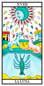 La Luna - Arcanos Mayores - Tarot Telefónico