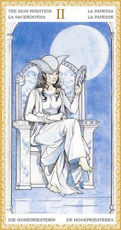 La Suma Sacerdotisa - Arcanos Mayores del Tarot Dorado