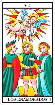 Los Enamorados - Arcanos Mayores - Tarot Telefónico