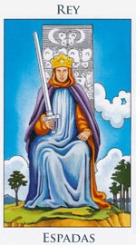 Rey de Espadas - Arcanos Menores del Tarot - Radiant