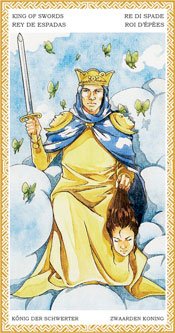 Rey de Espadas - Arcanos Menores del Tarot