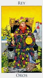 Rey de Oros - Arcanos Menores del Tarot - Radiant